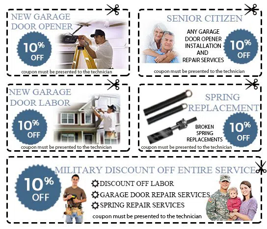 Exclusive Garage Door Service Peoria, AZ 480-435-9658 - coupon